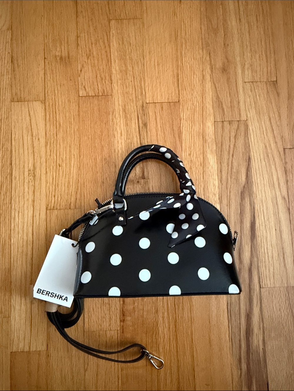 Bershka polka dot mini bag